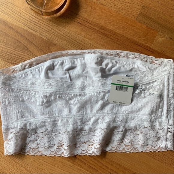 Free People Bandeau Bra White - Picture 4 of 6